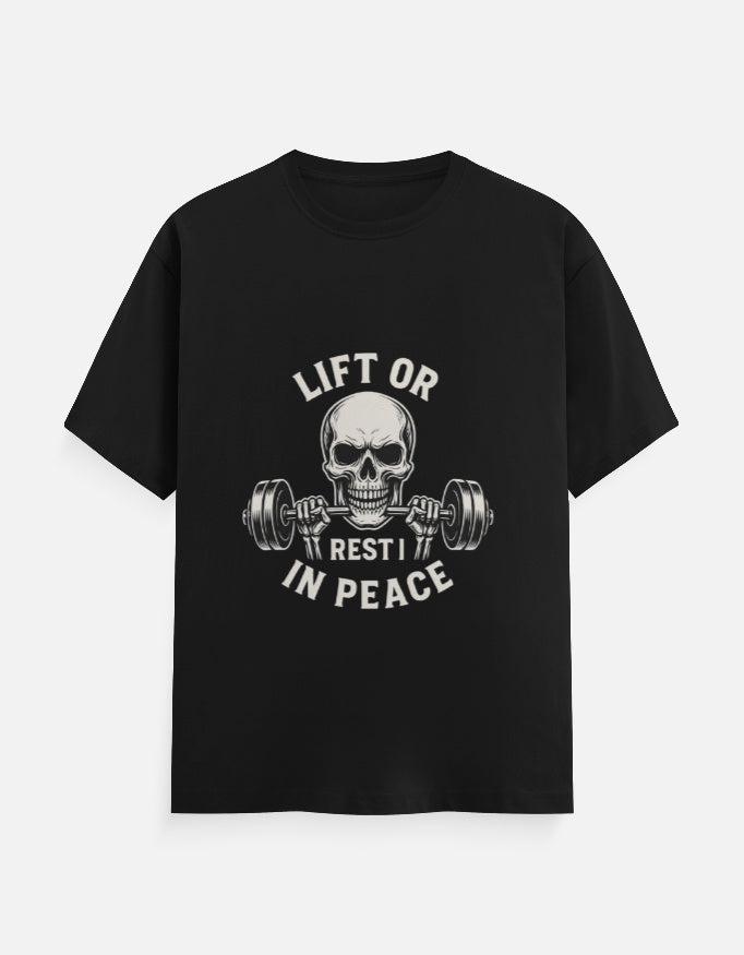 Lift or Rest in Peace – TrenchBravo Gym Tee