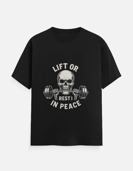Lift or Rest in Peace – TrenchBravo Gym Tee